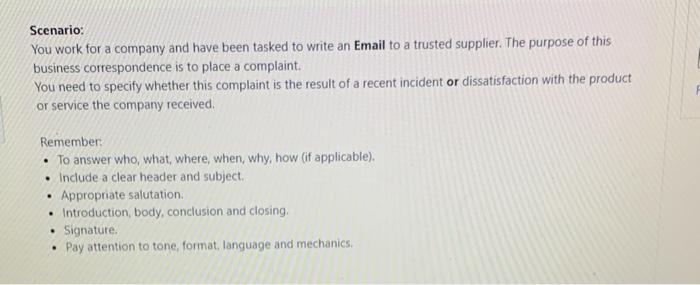 this is english for biseness question please