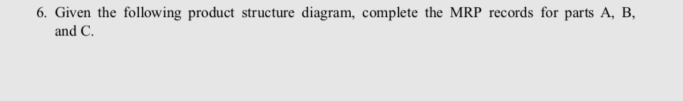 B (2 required) Part A 1 5 2 15 Week 3 4 18 8 5 12