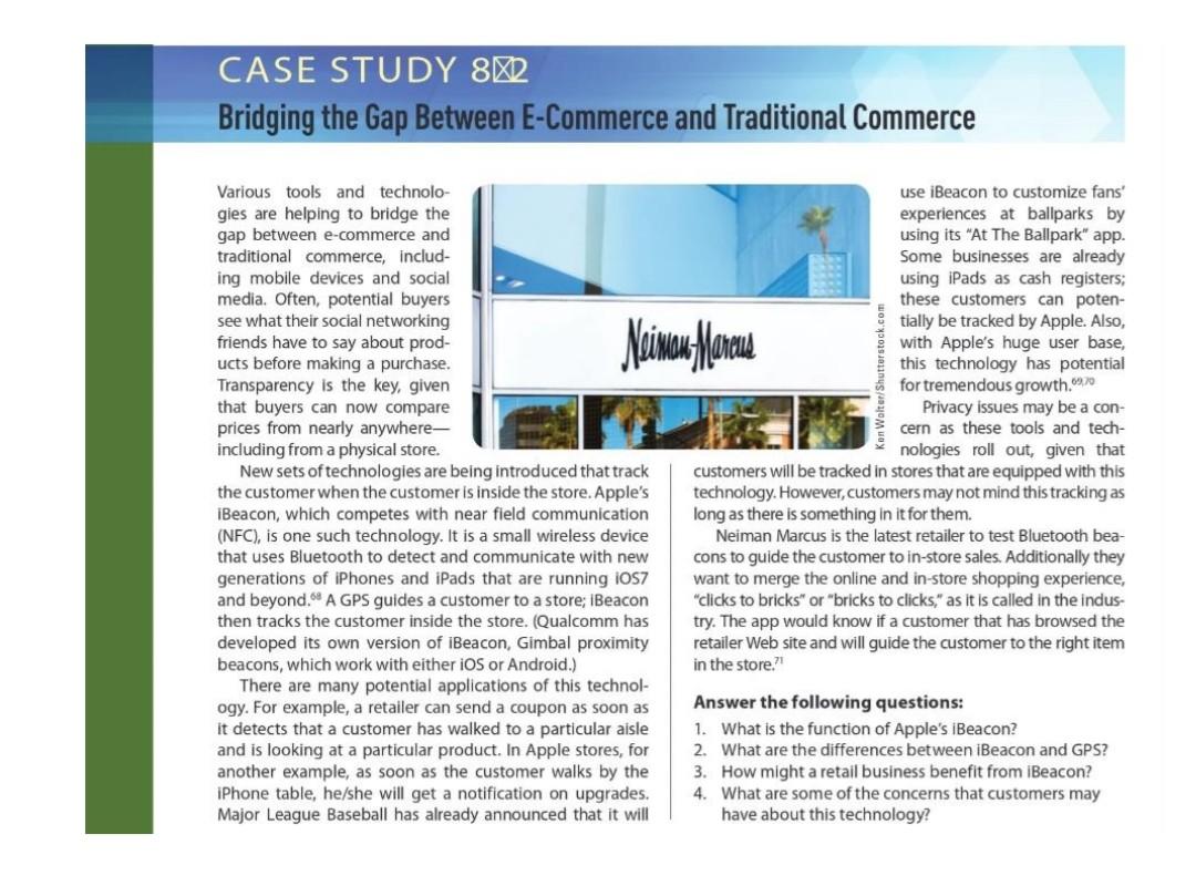 question answers CASE STUDY 8D Bridging the Gap