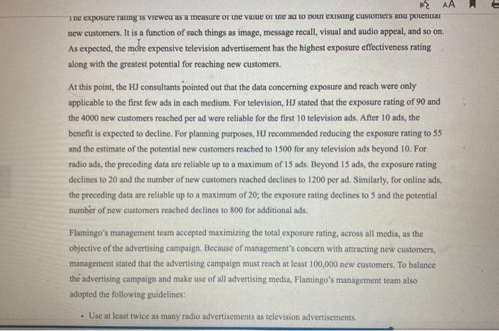 Chapter 'Review Case Problem Planning an