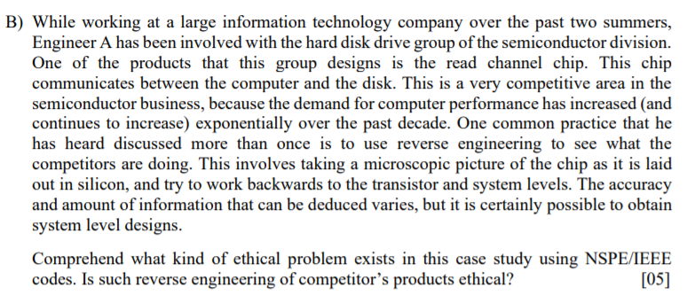 B) While working at a large information