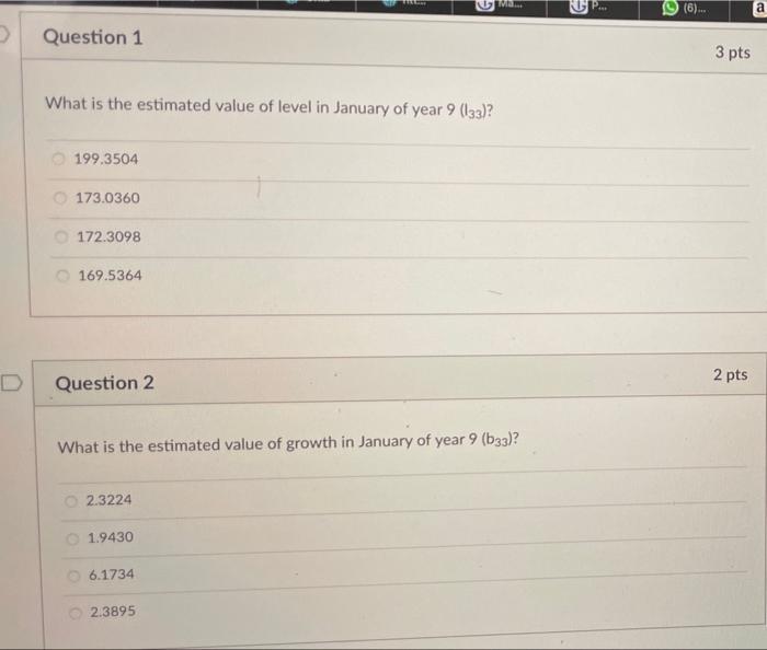 (a) Using Excel Solver for finding a (alpha), y