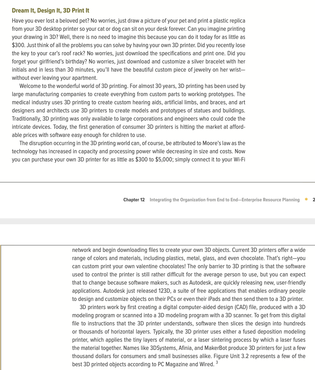 Dream It, Design It, 3D Print It Have you ever