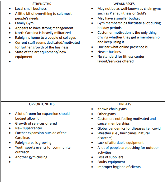 WRITE A SCOPE STATEMENT BASED ON THE INFORMATION