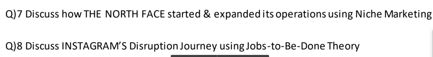 Q)7 Discuss how THE NORTH FACE started & expanded