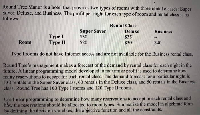 Round Tree Manor is a hotel that provides two