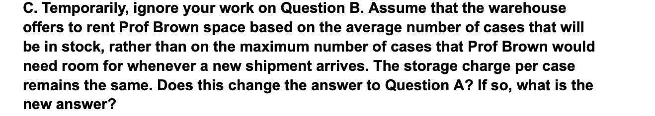 Professor Brown's Beer Distributor - Case Study: