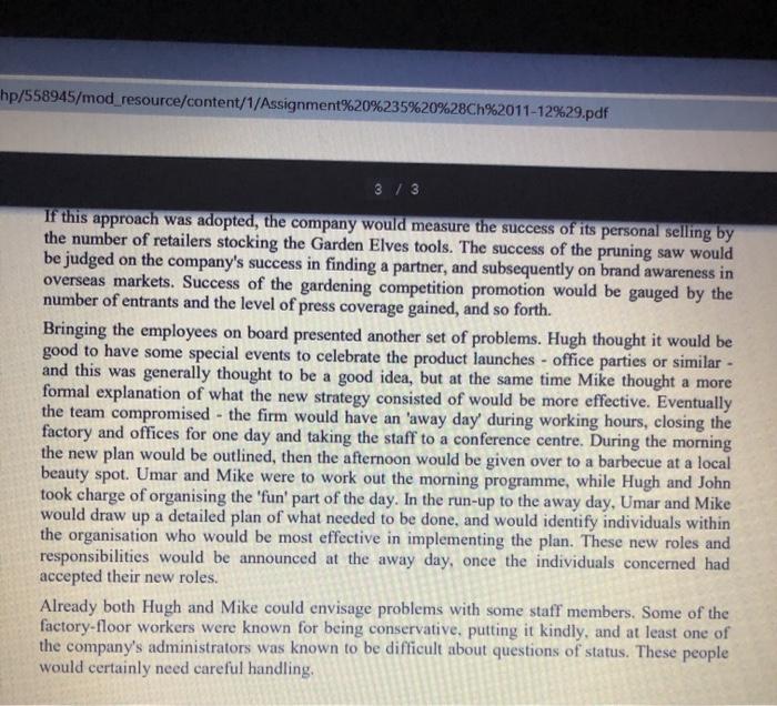 please read the paragraphs first then answer the