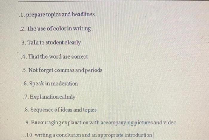 write assignment about effective presentation .1.