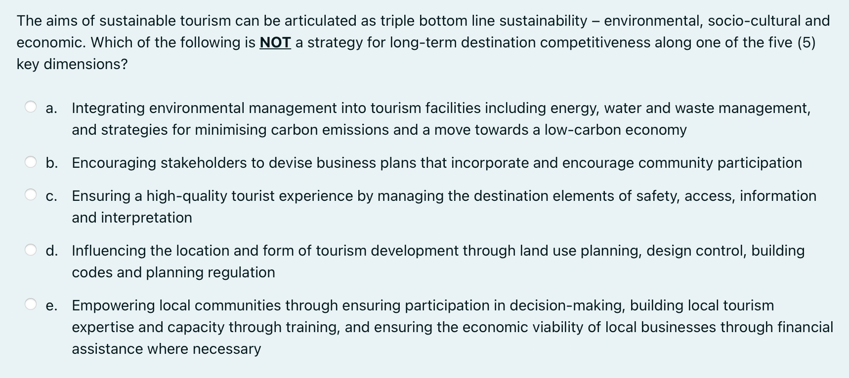 Which of the following is considered a category