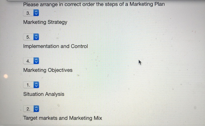 is this correct? Please arrange in correct order