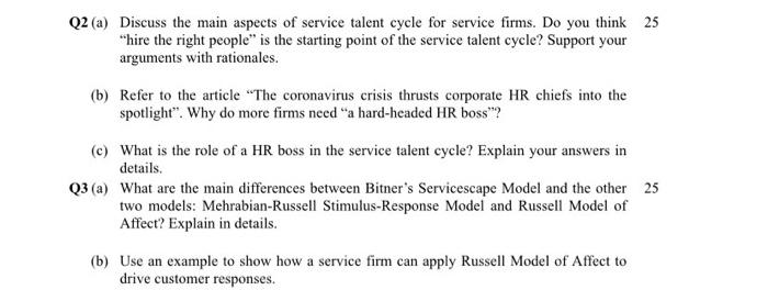 just answer 2a,2c & 3a,3b QI (a) Briefly explain