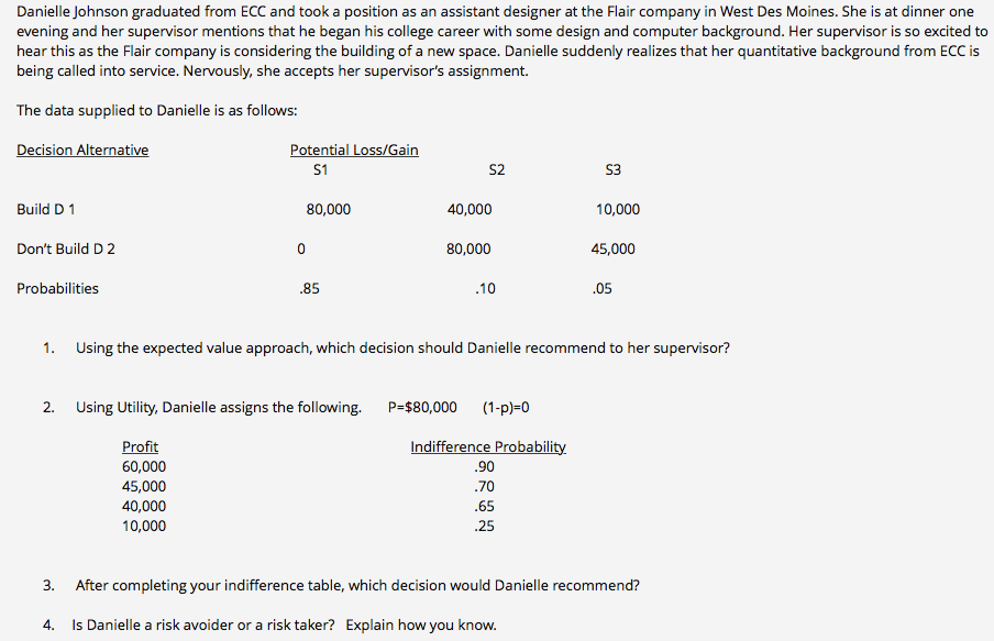 Danielle Johnson graduated from ECC and took a