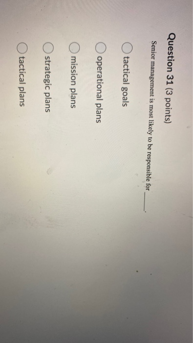 Question 29 (3 points) McGregor formulated Theory