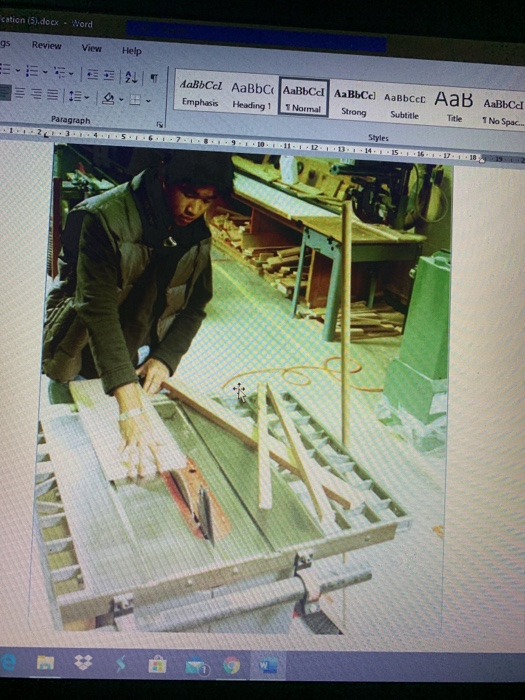 ns.docx - Word Review View Help | | . et Emphasis