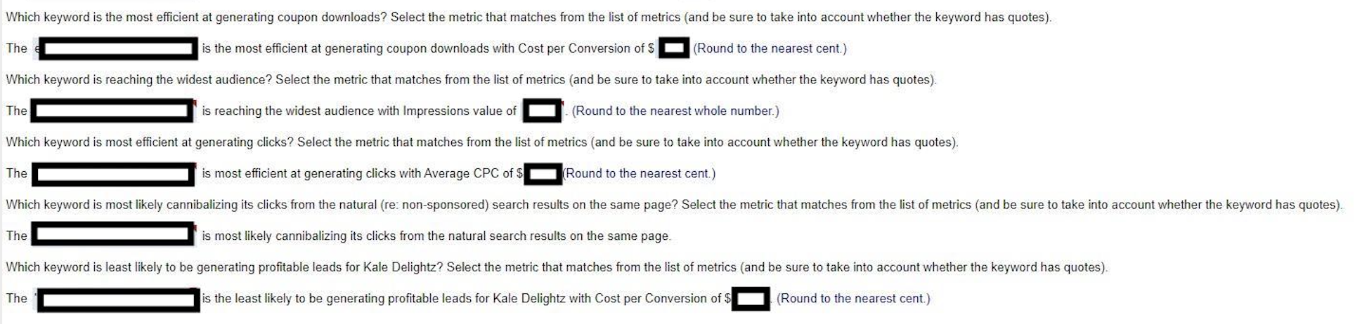 Web Analytics Mini Case: Evaluating a Sponsored