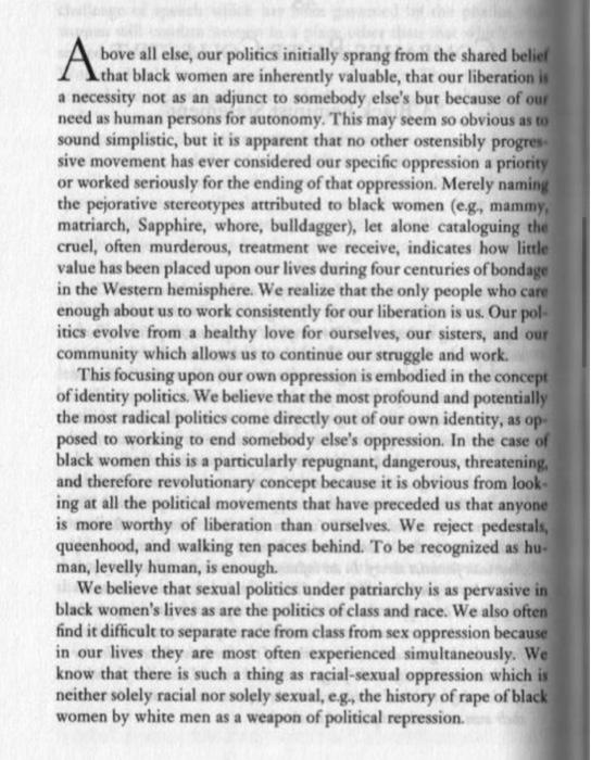 I need three strong questions based on reading