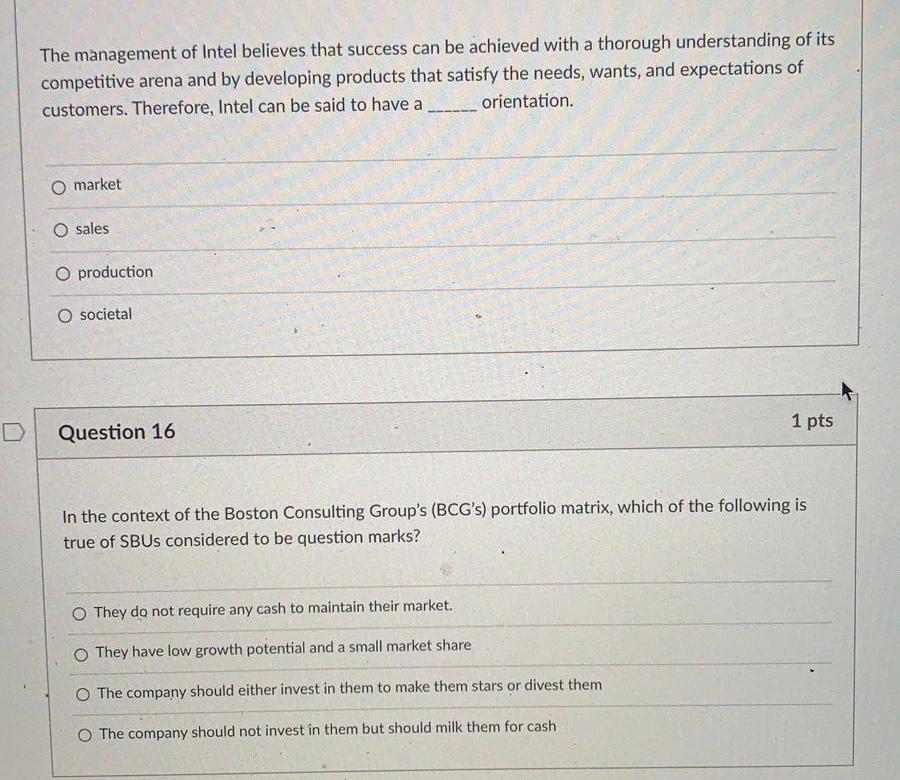 When developing a marketing plan, the business