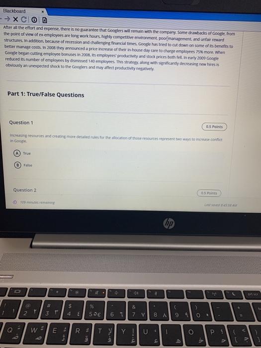 Blackboard XCO Google Case Study: Google is a