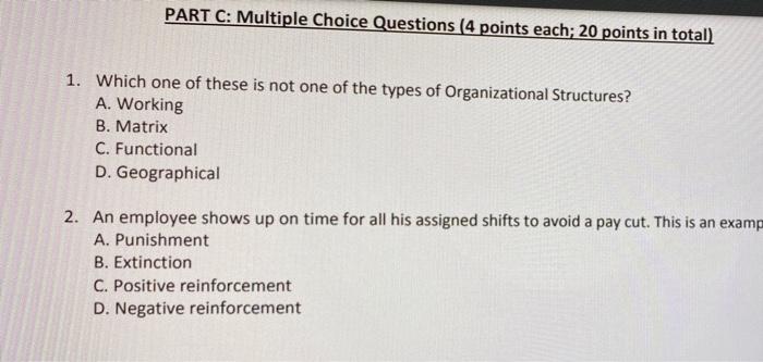 this is all a part of one question. Answer them