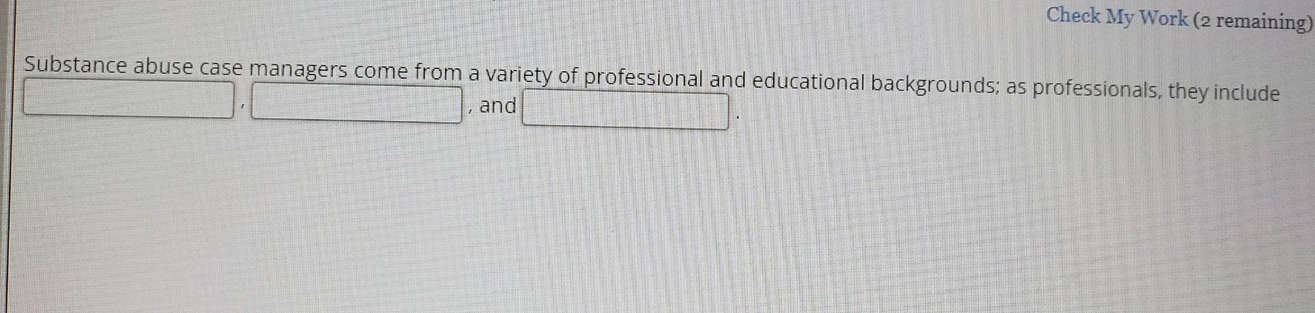Many substance abuse agencies and treatment