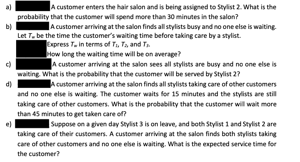 The stylish hair salon has three stylists who