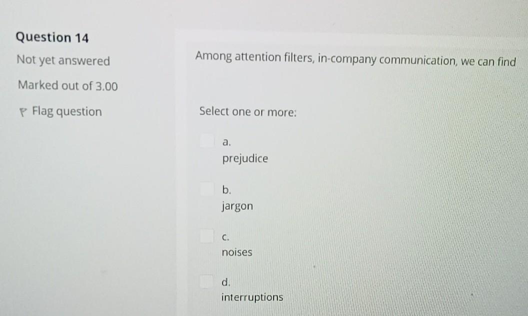 Among attention filters, in-company