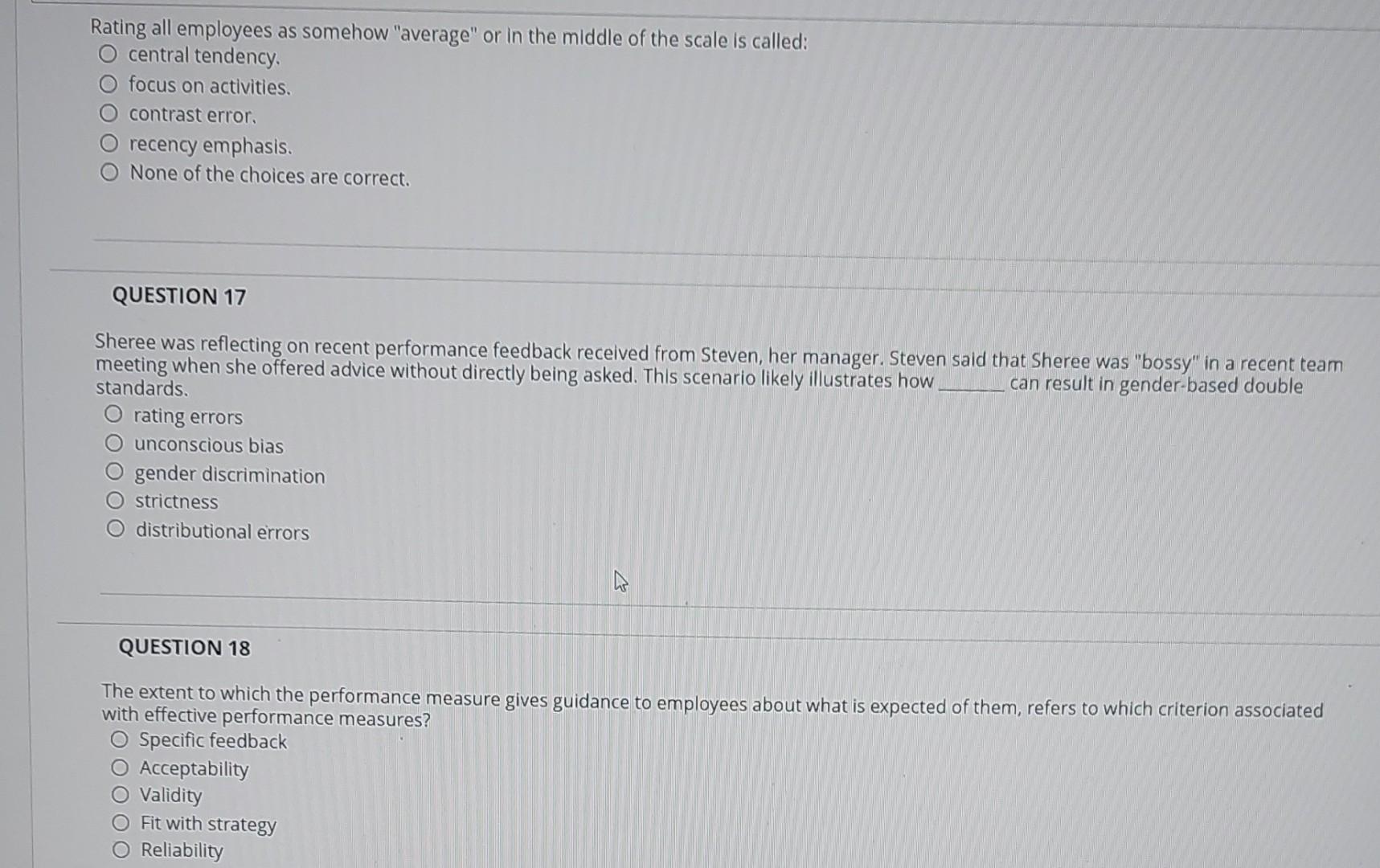 reliability, determining whether an employee's