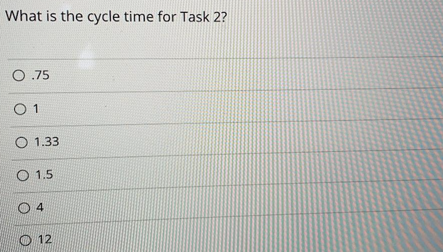 Suppose you are given the following sequential