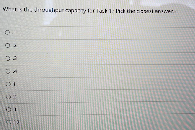 Suppose you are given the following sequential