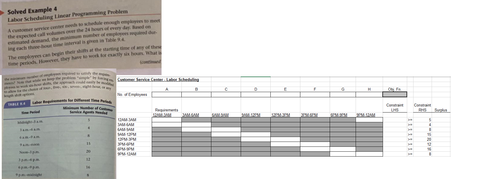 Solve the Solved Example 5 on pages 342-343 using