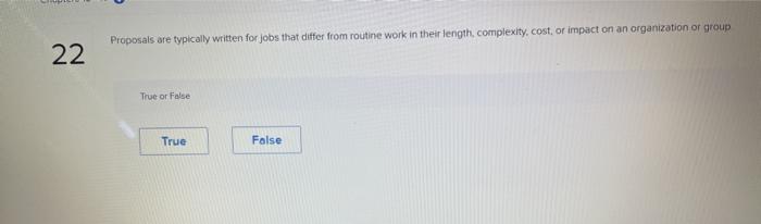 Proposals are typically written for jobs that