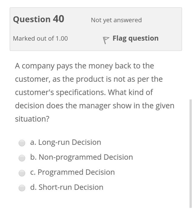 JUST NEED OPTION no need explain NO need for