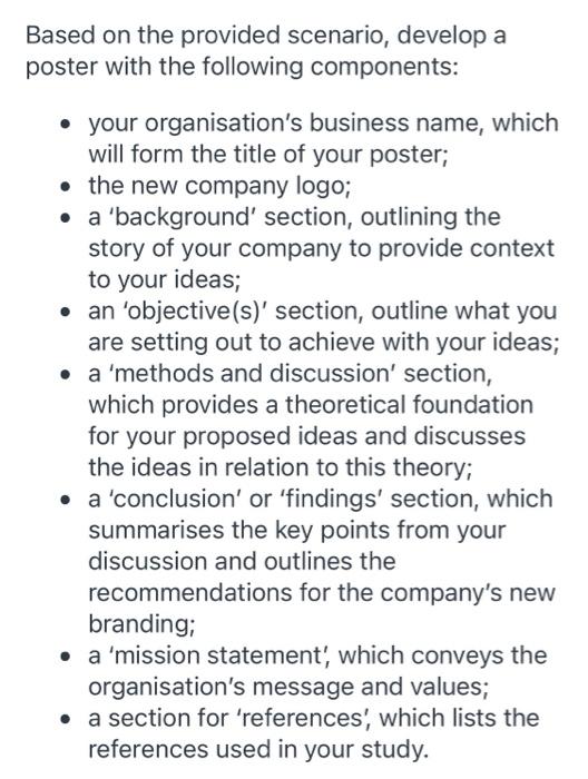 No need for logo and branding name, the name of