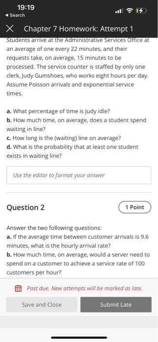 both 1 and 2 19:19 Search il ? 14 ) X Chapter 7
