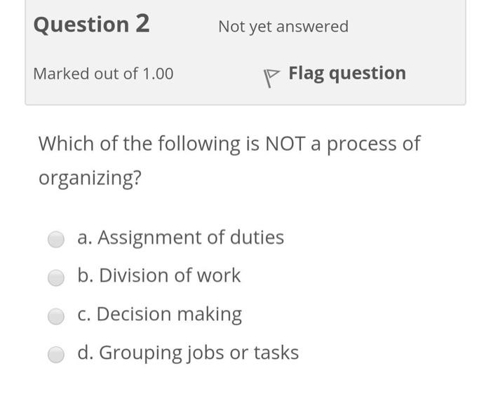 JUST NEED OPTION no need explain NO need for