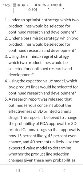 Please help. 17:05 - AS100% 1 Table EX 3.9