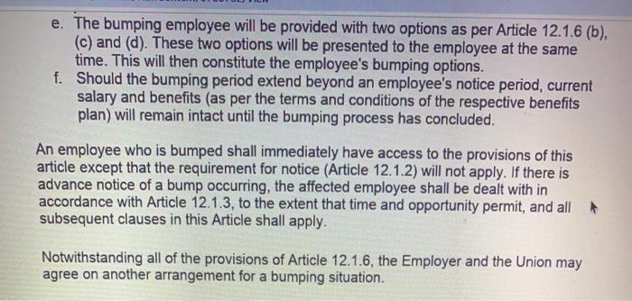 Examine specific language for the following