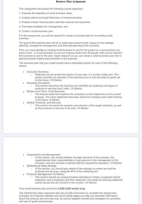 hey i need it asap please Business Plan