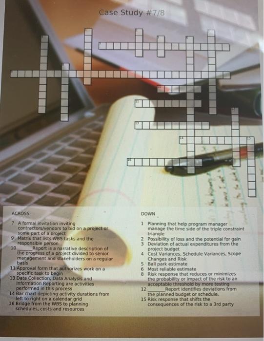 Case Study #7/8 IN Case Study #7/8 IN