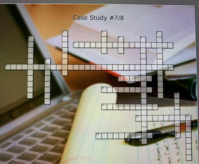 Case Study #7/8 IN Case Study #7/8 IN