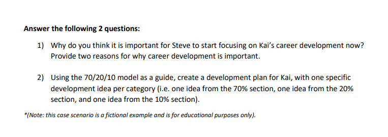Individual Assignment #2: Career Development