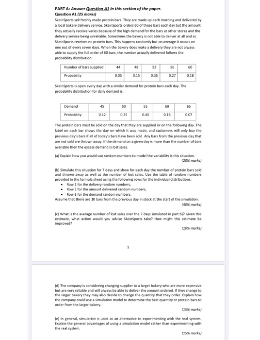 need help with this question please PART A: