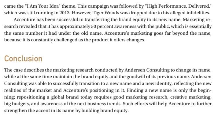 3. Accenture would like to increase preference