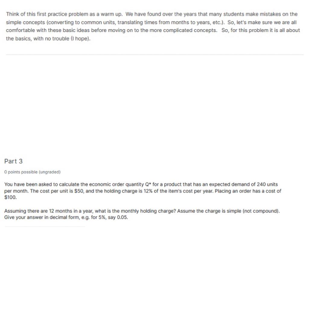 Think of this first practice problem as a warm