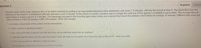 please help quickly Question 2 16 points Seve An