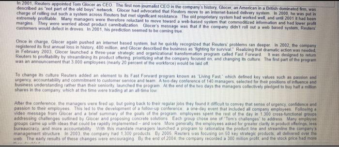 Case. Introduction (10 marks); Analysis (20