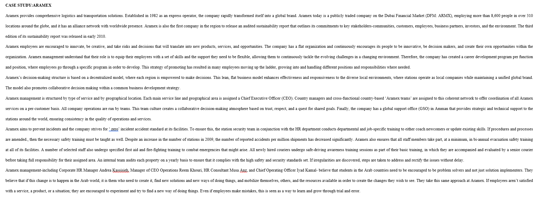 Introduction (5 lines) This case discusses the