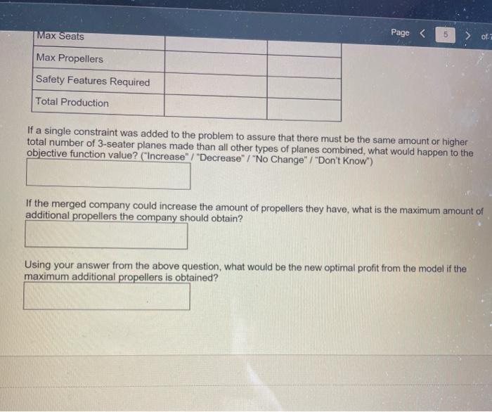 Problem 1- Part 2 - Sensitivity Using Solver