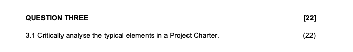 Hi. Please help with question 3 QUESTION THREE